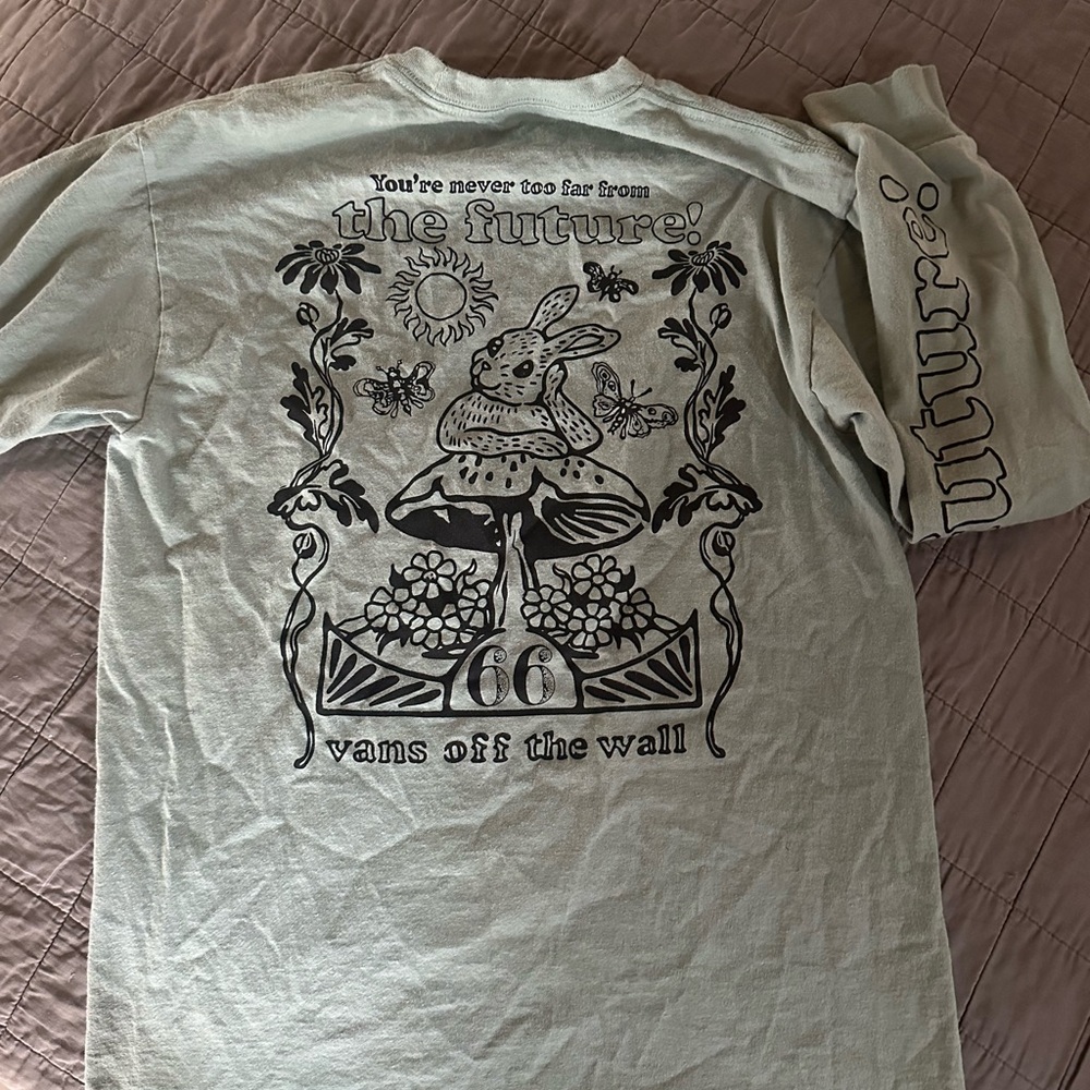 Vans Off The Wall Graphic Long Sleeve Shirt - green